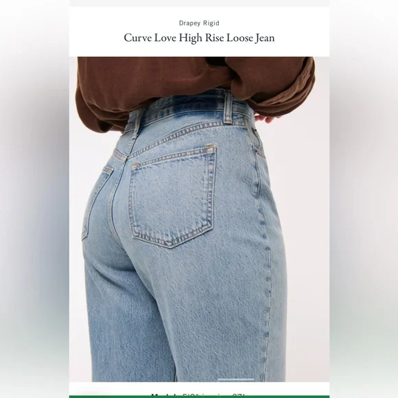 Drapey Rigid Curve Love High Rise Loose Jean - Picture 5 of 12